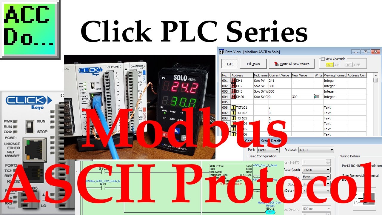 Click PLC Unlocks Solo Controller: Modbus ASCII Revealed!