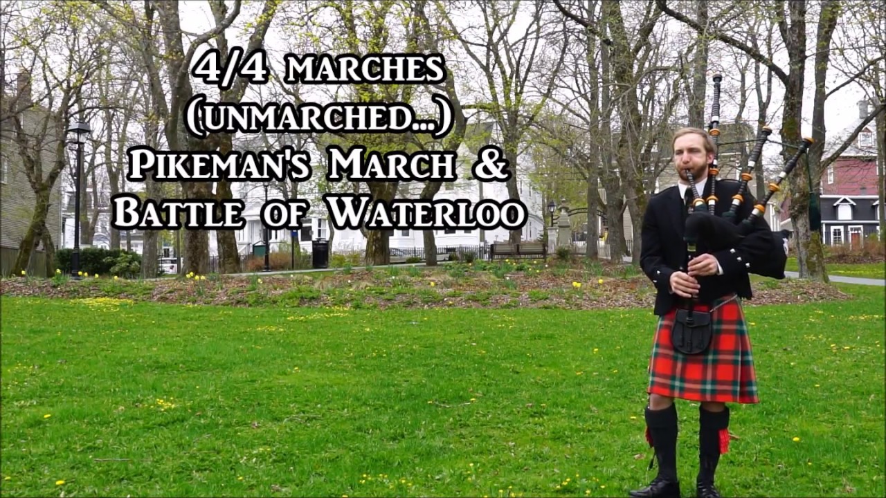 Pikeman's March & Battle of Waterloo, bagpipes
