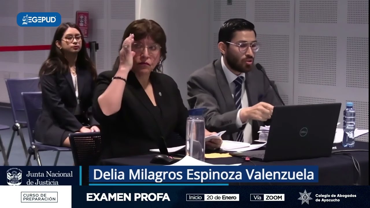 Discusión entre Delia Espinoza y la presidenta de la JNJ
