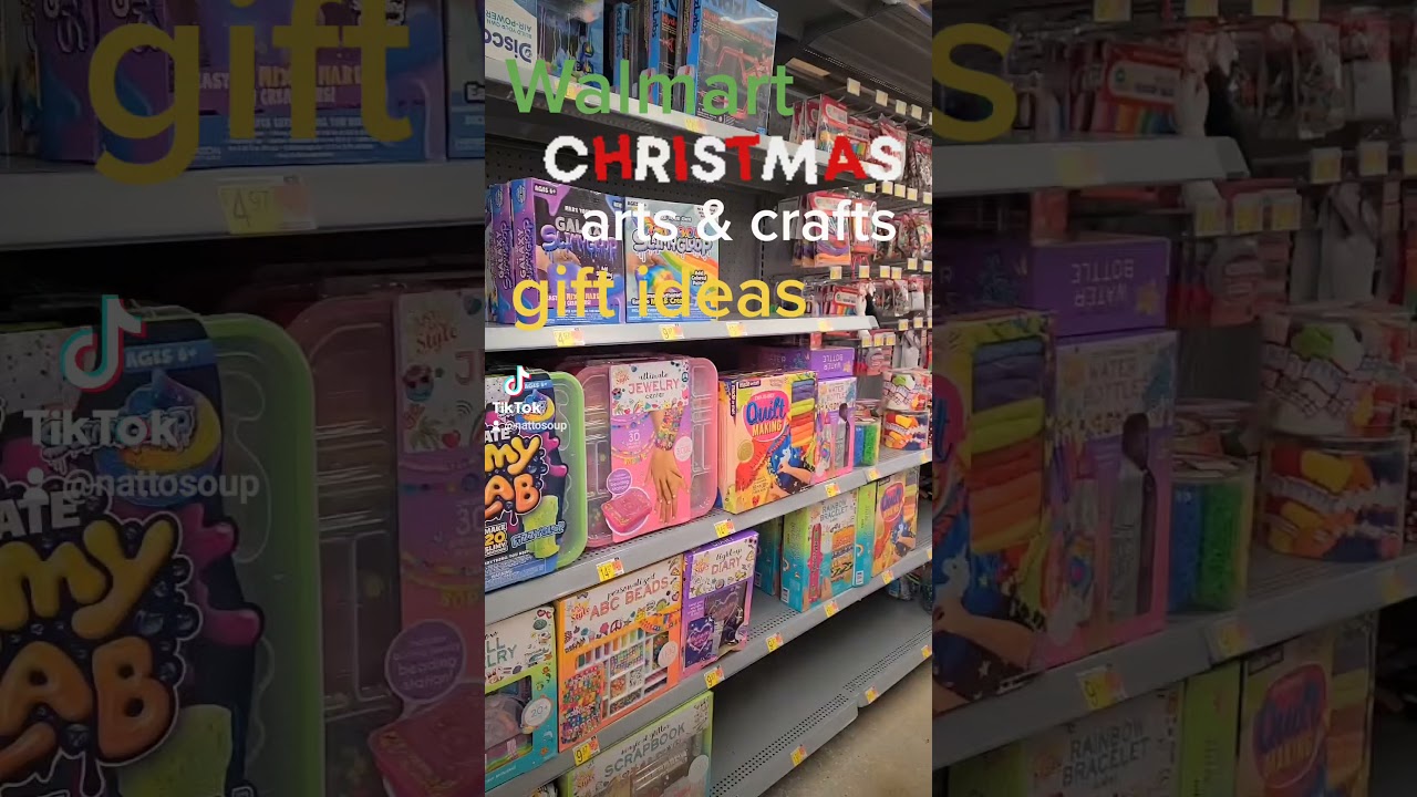 Quick Budget Arts and Crafts Gifts at Walmart #Shorts
