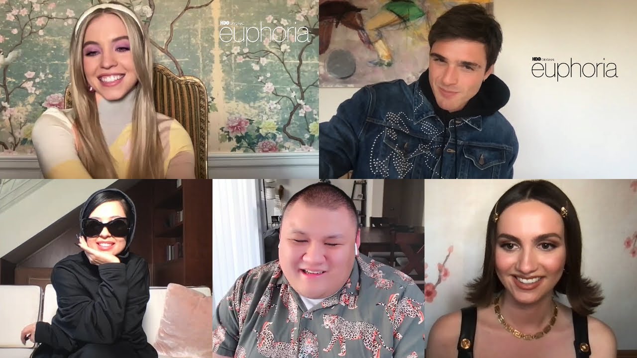 'Euphoria' S2 Interview w/ Sydney Sweeney, Alexa Demie, Jacob Elordi, Maude Apatow | Raffy Ermac