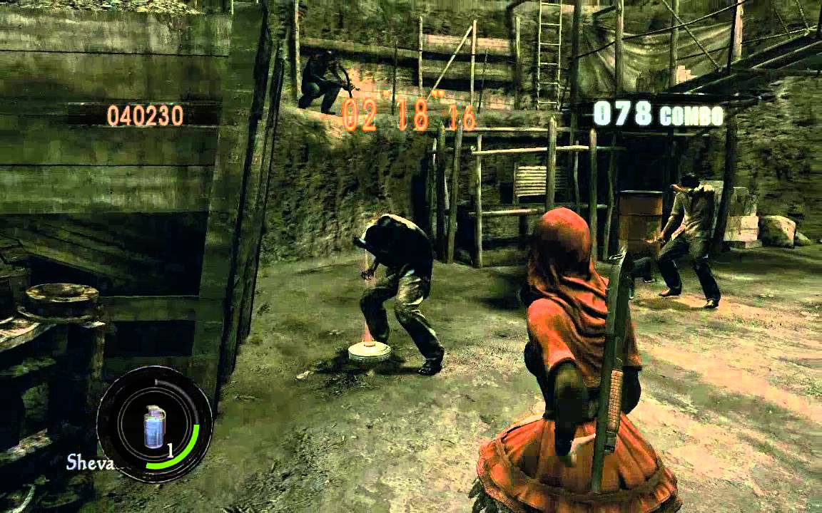 Resident Evil 5 Mercenaries Reunion: Sheva - Mines 681k