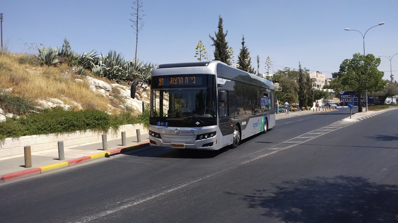 buses in Jerusalem, July 2022