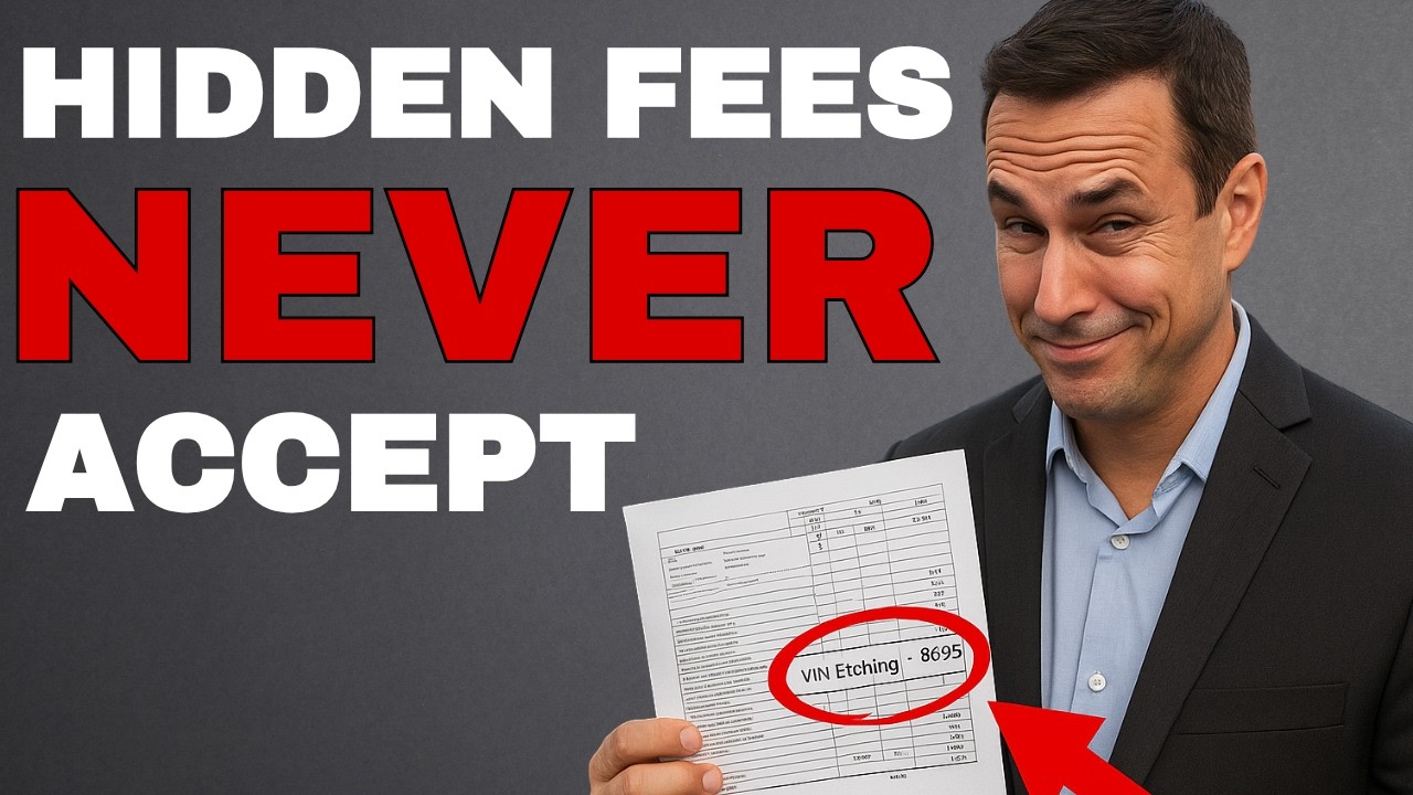 21 Hidden Fees You Should NEVER Accept at a Dealership