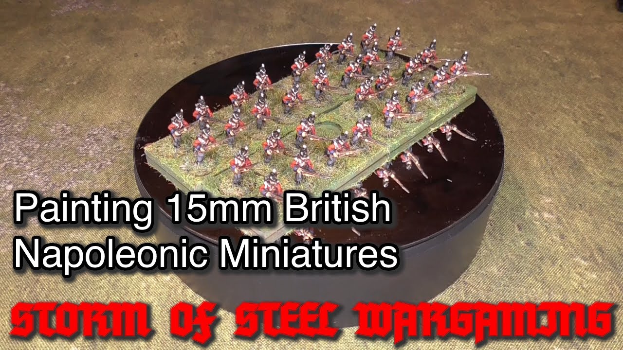 Painting 15mm British Napoleonic Miniatures | Storm of Steel Wargaming