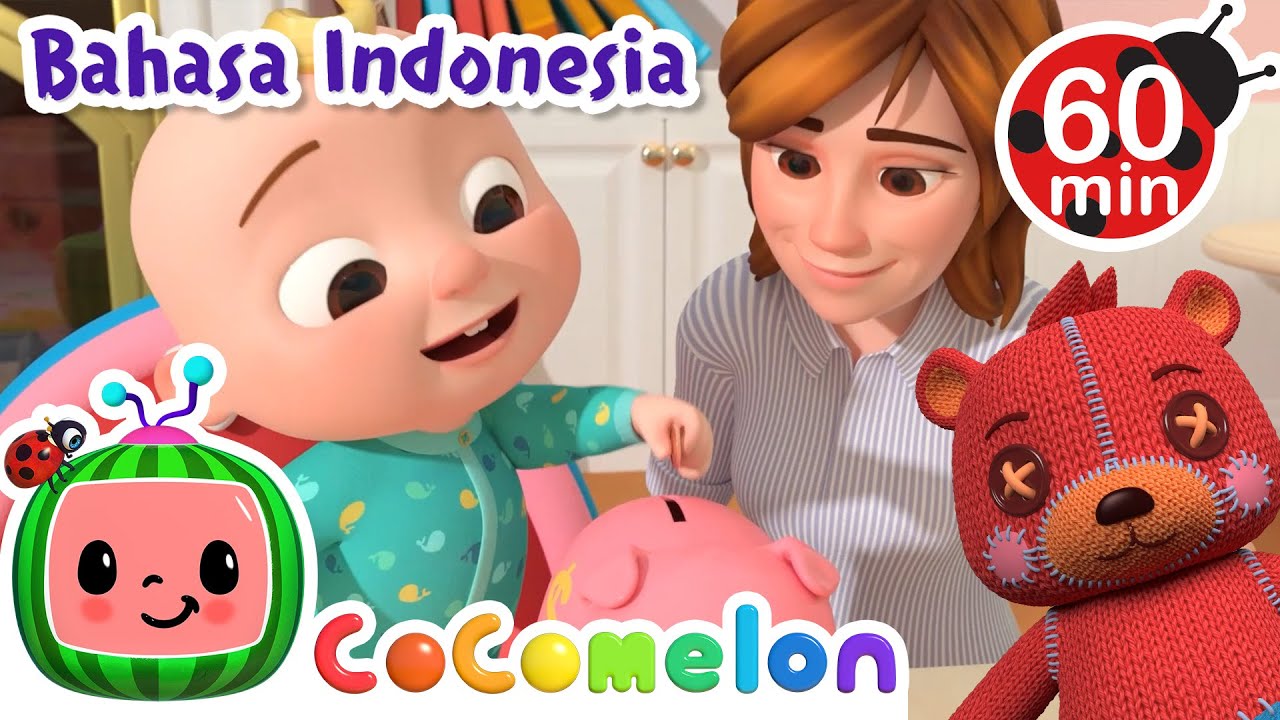 Lagu Celengan - Ayo Menabung👛 | CoComelon Bahasa Indonesia - Lagu Anak Anak | Nursery Rhymes