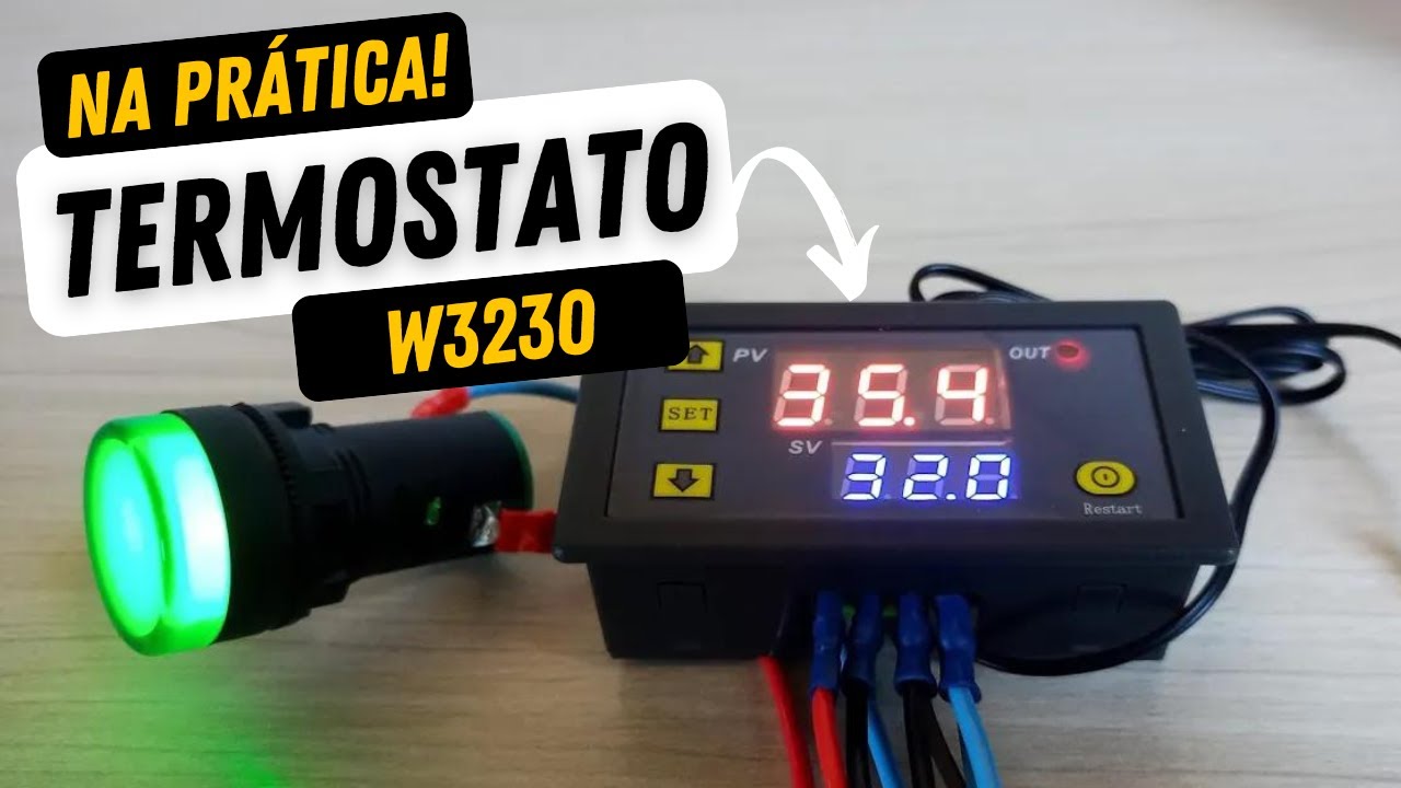 Thermostat W3230 - Configuração e Instalação! Diagrama Elétrico e Manual em Português Para Baixar