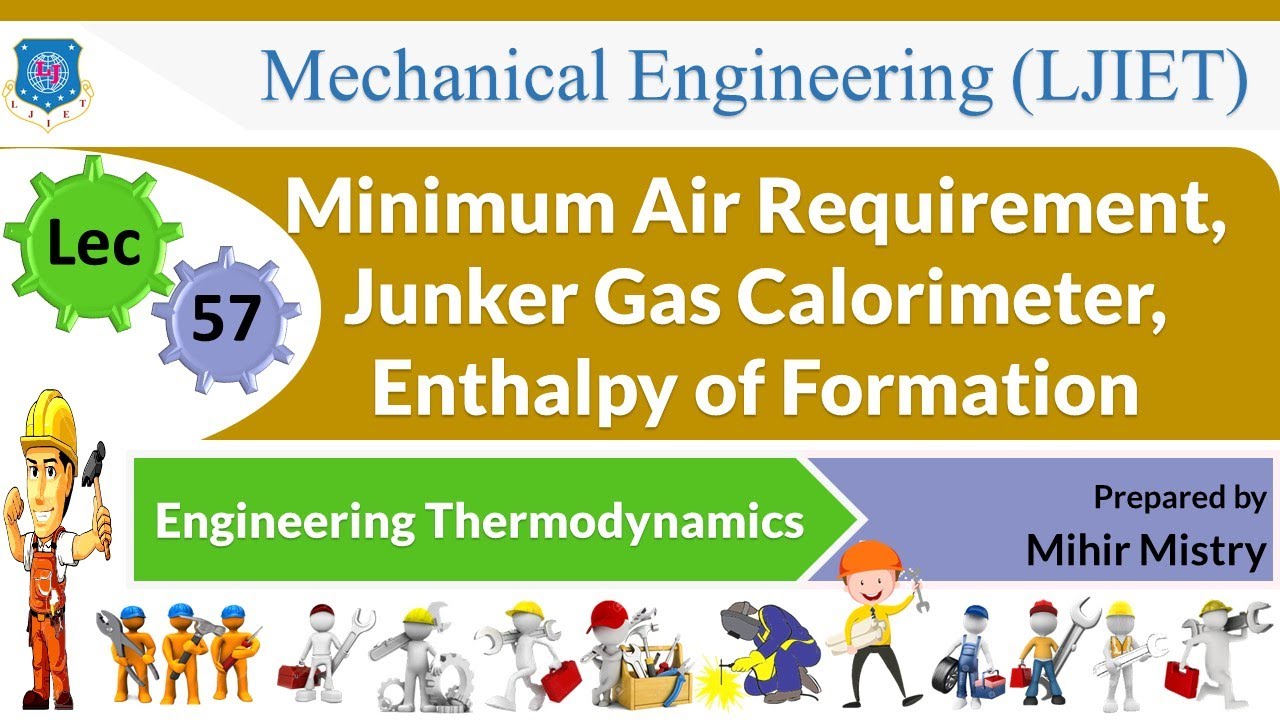 L 57 Minimum Air Requirement, Junker Gas Calorimeter | Engineering Thermodynamics | Mechanical