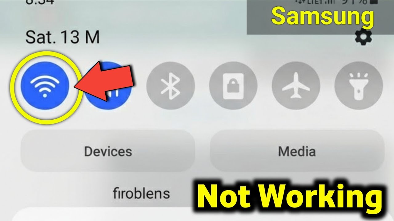 Samsung Wifi Not Turning On | Samsung A10s Wifi Not Turning On