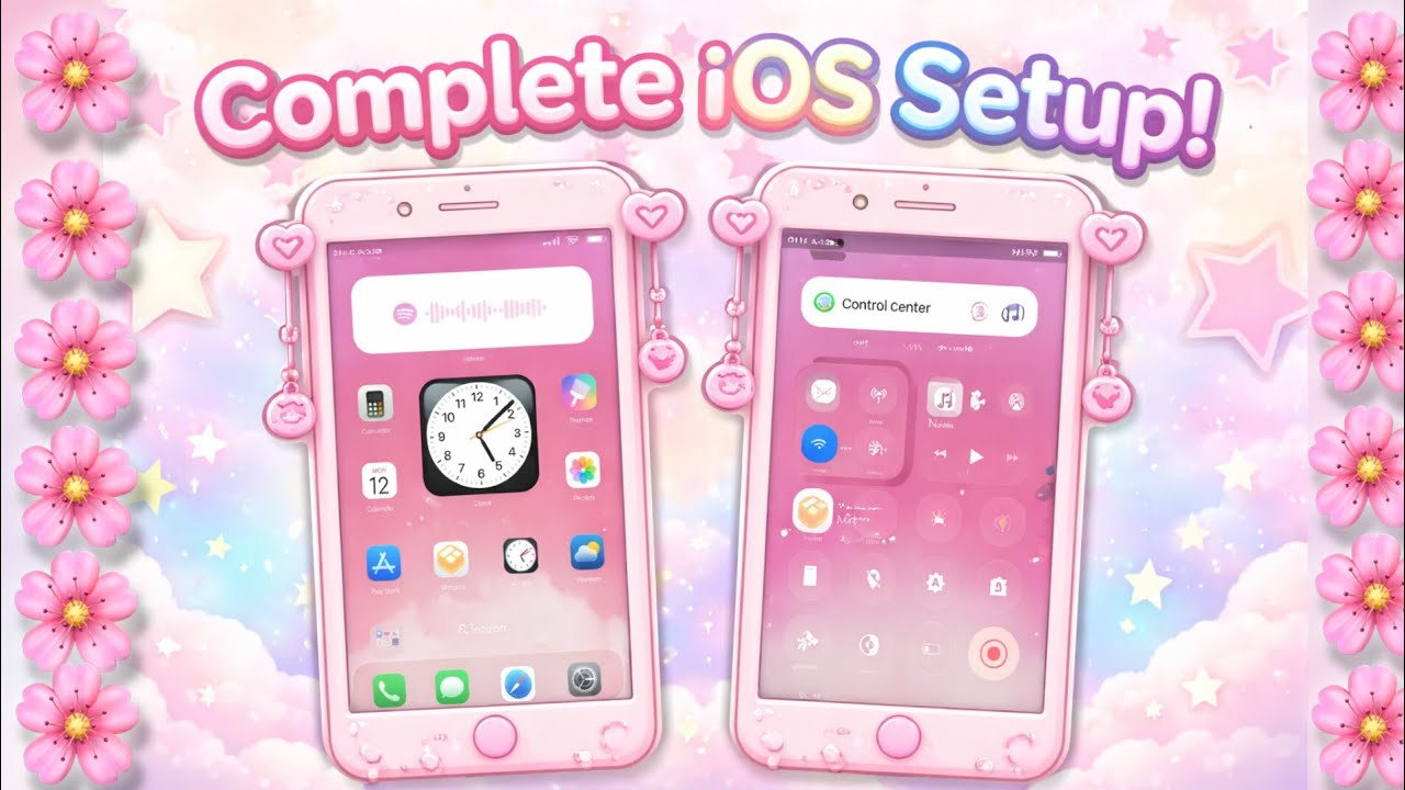 Best iOS Setup for Android 💕 | Pink Aesthetic Theme