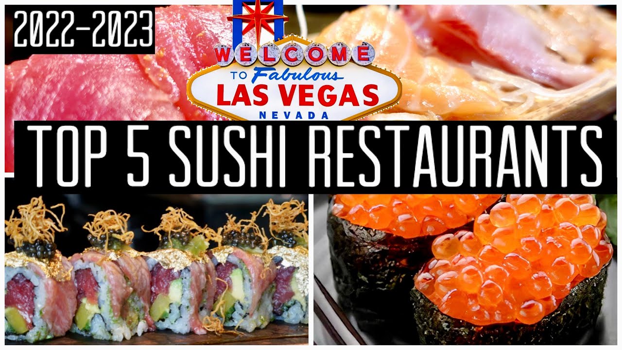 5 Best AYCE SUSHI, BUFFET Style in VEGAS 2022-2023 🏆 #vegas #vegasfood #sushi