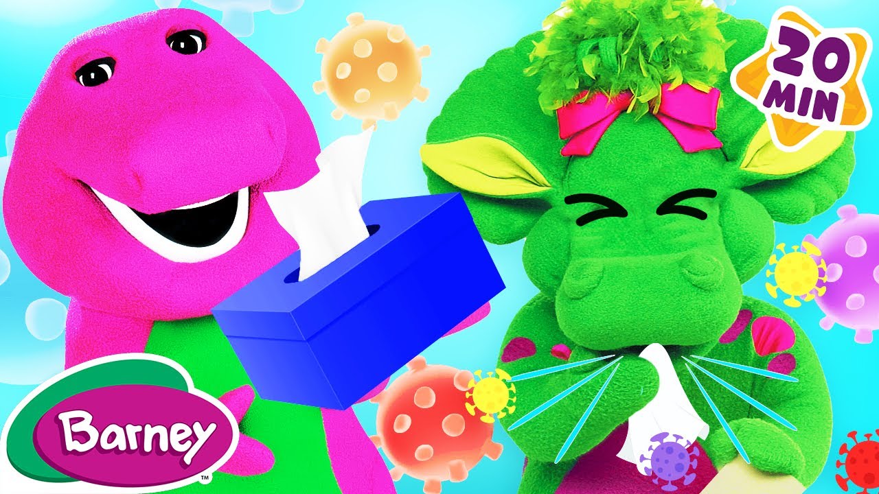 Keep Your Sneeze to Yourself | Good Manners for Kids | Barney Nursery Rhymes and Kids Songs