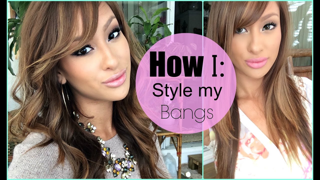 How to style your bangs!!! EASY!