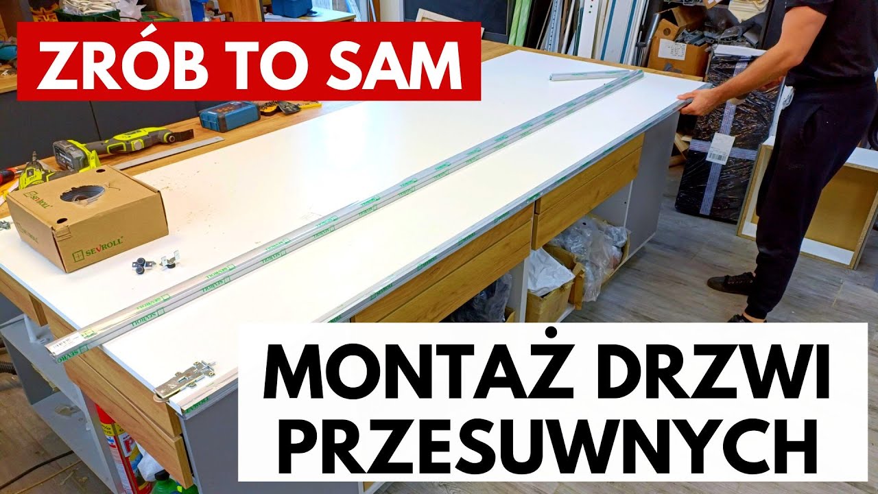 Jak zrobić drzwi przesuwne do szafy wnękowej, zobacz krok po kroku i zrób to sam.