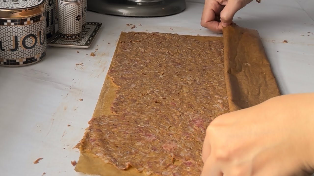 📣YEPYENİ YÖNTEMLE EVDE YAPRAK DÖNER YAPTIM / evde döner yapımı 
