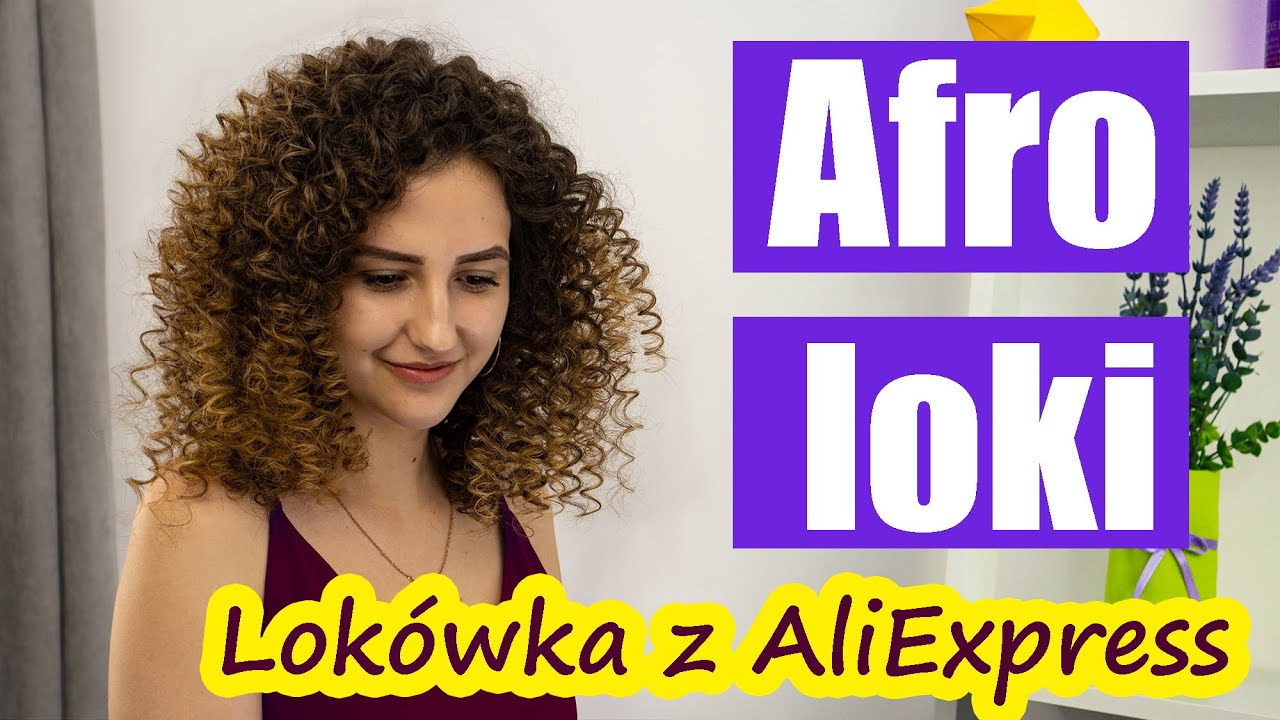 Afro loki. Lokówka z Aliexpress