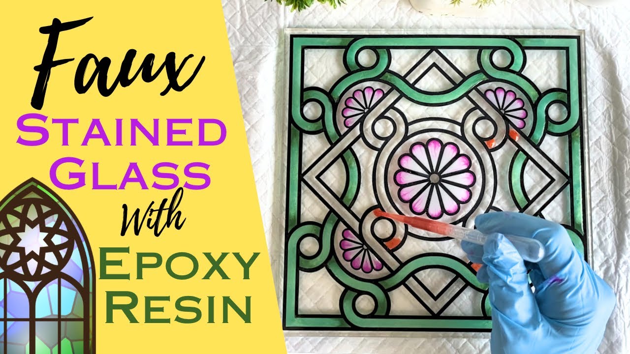 Faux Stained Glass with Epoxy Resin - New Moulds from Molds & Shapes