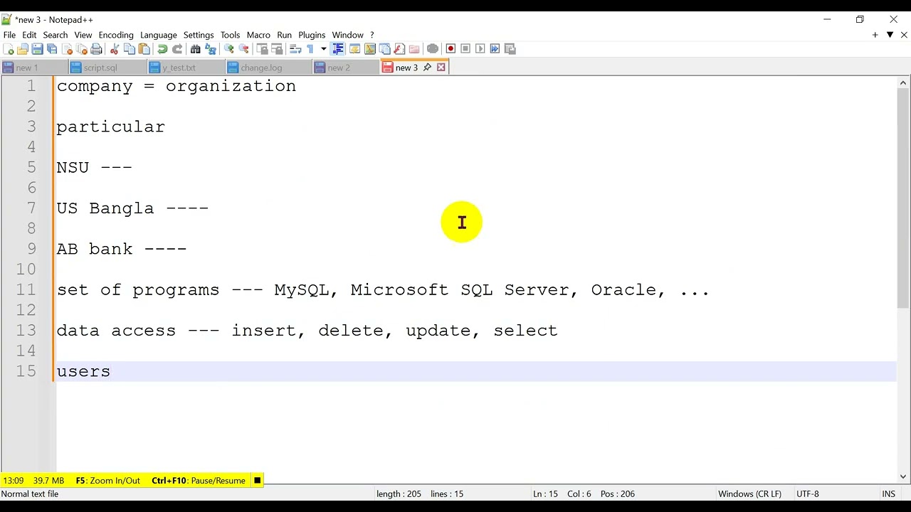 Database Introduction Part 1