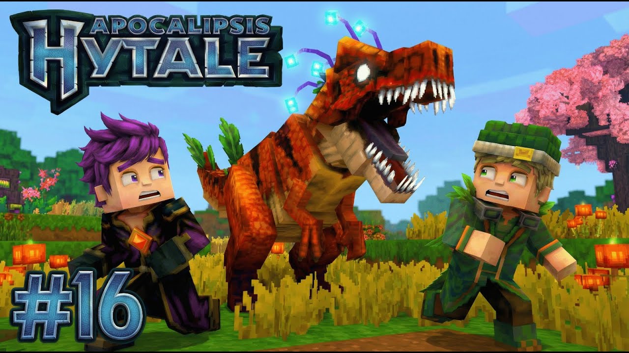 APOCALIPSIS HYTALE | DINOSARUIOS EN CUEVAS!! #16