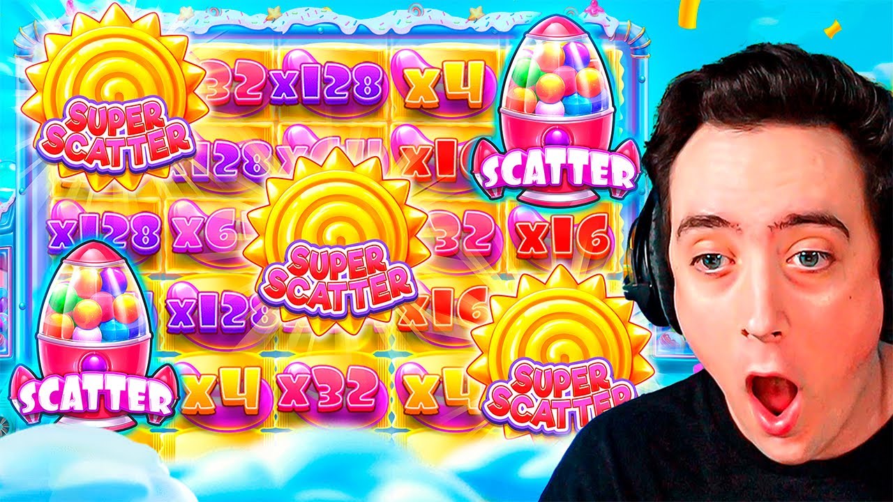 I HIT A 3 SUPER SCATTER BONUS on *NEW* Sugar Rush Super Scatter!!