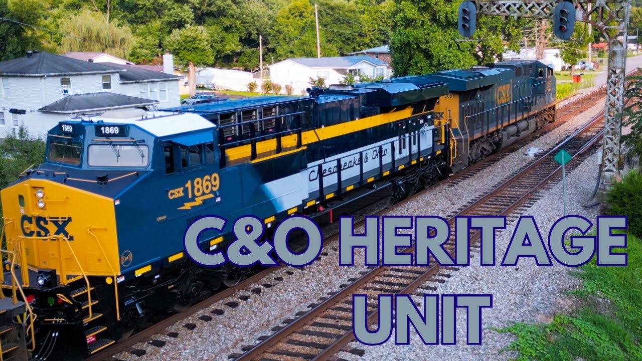 Chasing CSX 1869 - The C&O Heritage Unit on the Big Sandy Subdivision