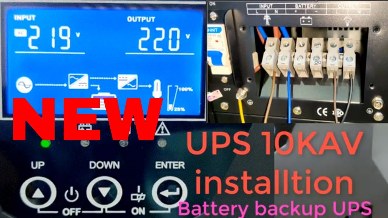 How to installation UPS 10kva 20kva 30kva Battery Backup UPS Power Protection