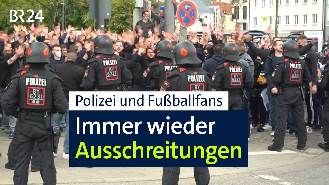 Spannung garantiert?: Fußball-Fans und Polizei | Abendschau | BR24