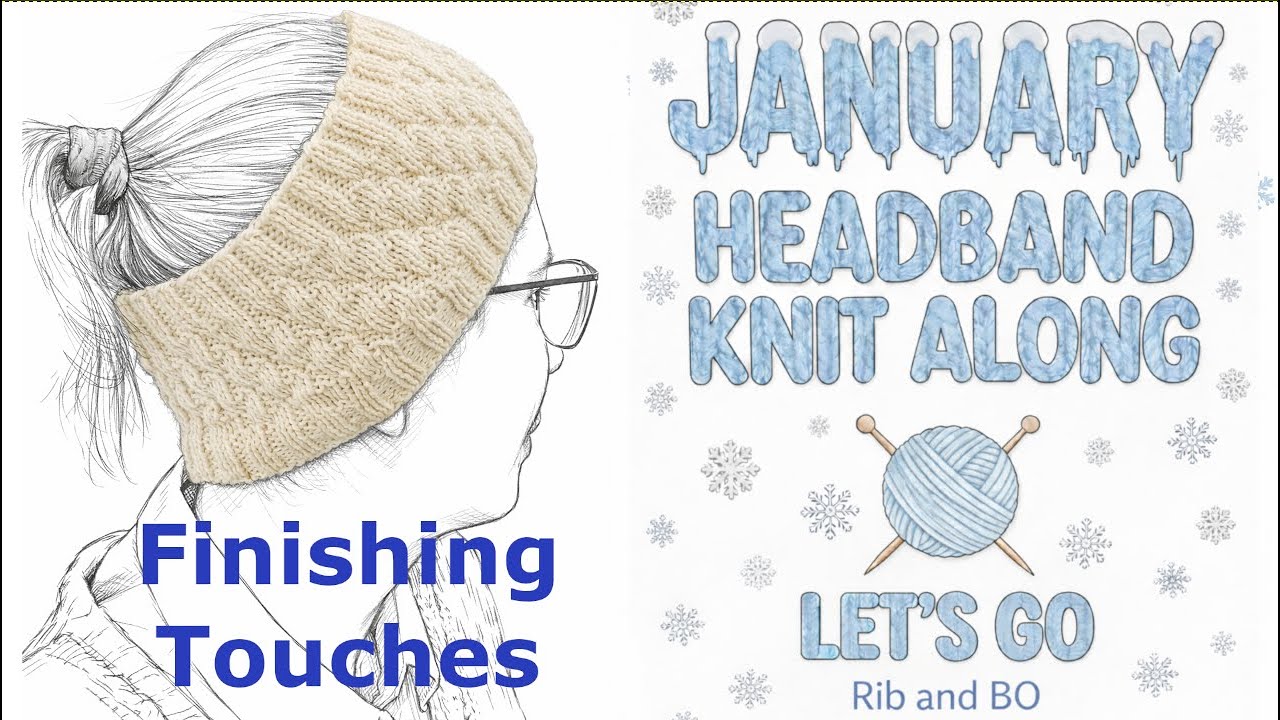 January Headband Finishing Touches