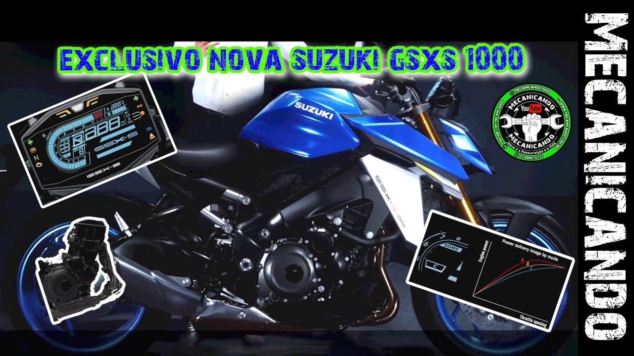 NOVA SUZUKI GSXS 1000 EM DETALHES - VIDEO EXCLUSIVO - MECANICANDO