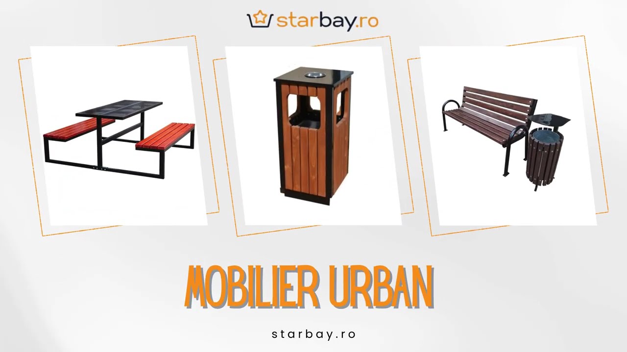 Mobilier urban - 🏙 Transformă spațiile publice &icirc;n locuri primitoare!