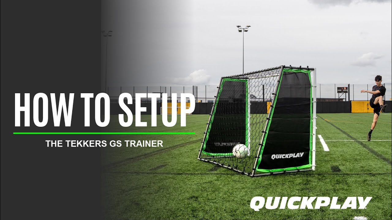 HOW TO: Setup QUICKPLAY Tekkers GS Trainer, a 3-in-1 rebounder and goal