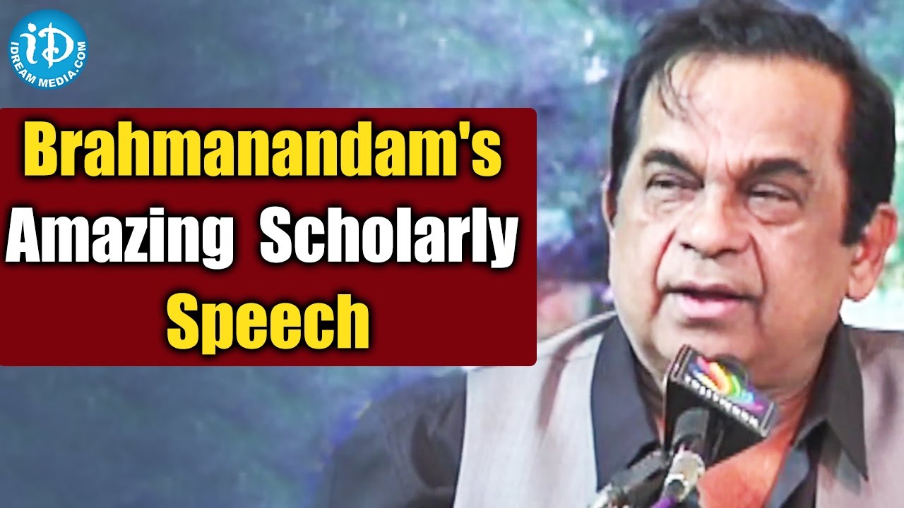 Brahmanandam's Amazing Scholarly Speech @ KOPPARAPU KAVULU 120th year of journey of Avadhaanam