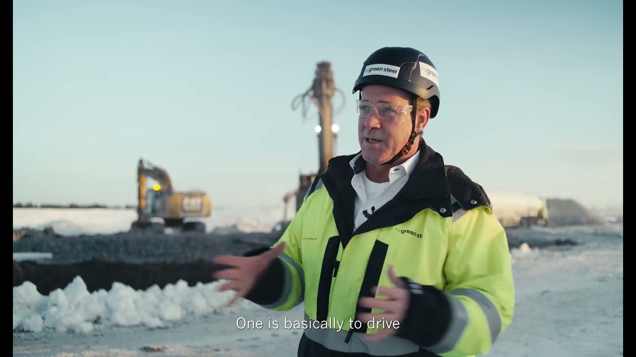 What is happening at H2 Green Steel's site in Boden? - February 2023