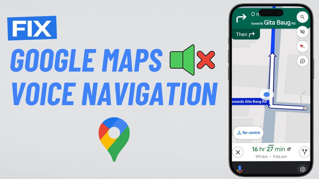 [ИСПРАВЛЕНО] Google Maps не озвучивает маршруты | Проблема со звуком в Google Maps