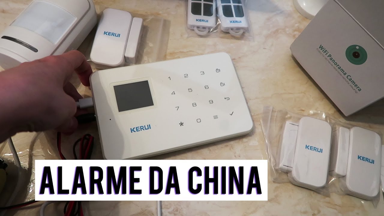 COMPREI ALARME E CÂMERA DE SEGURANÇA NO ALIEXPRESS