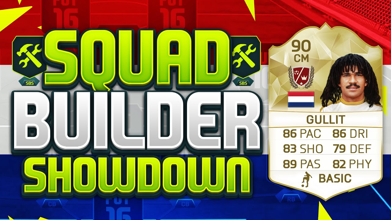 FIFA 16 SQUAD BUILDER SHOWDOWN!!! LEGEND RUUD GULLIT!!! The Best Legend On Fifa 16
