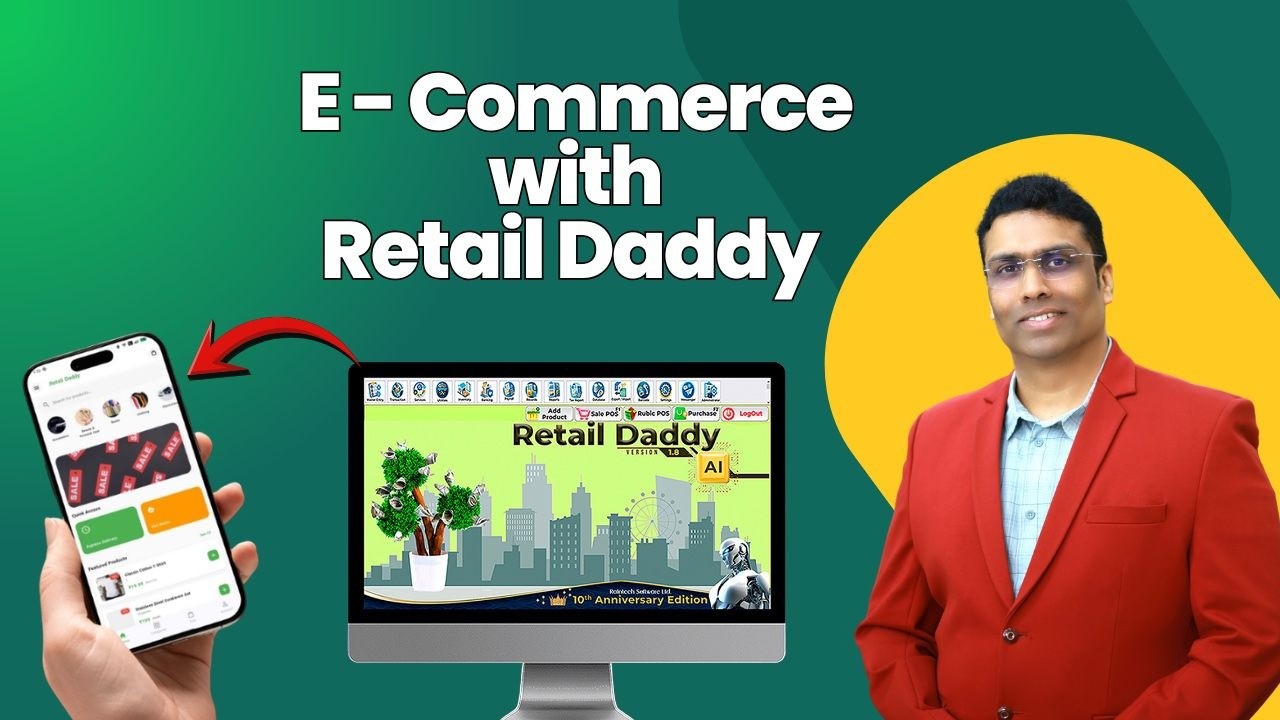E commerce with Retail Daddy Billing Software