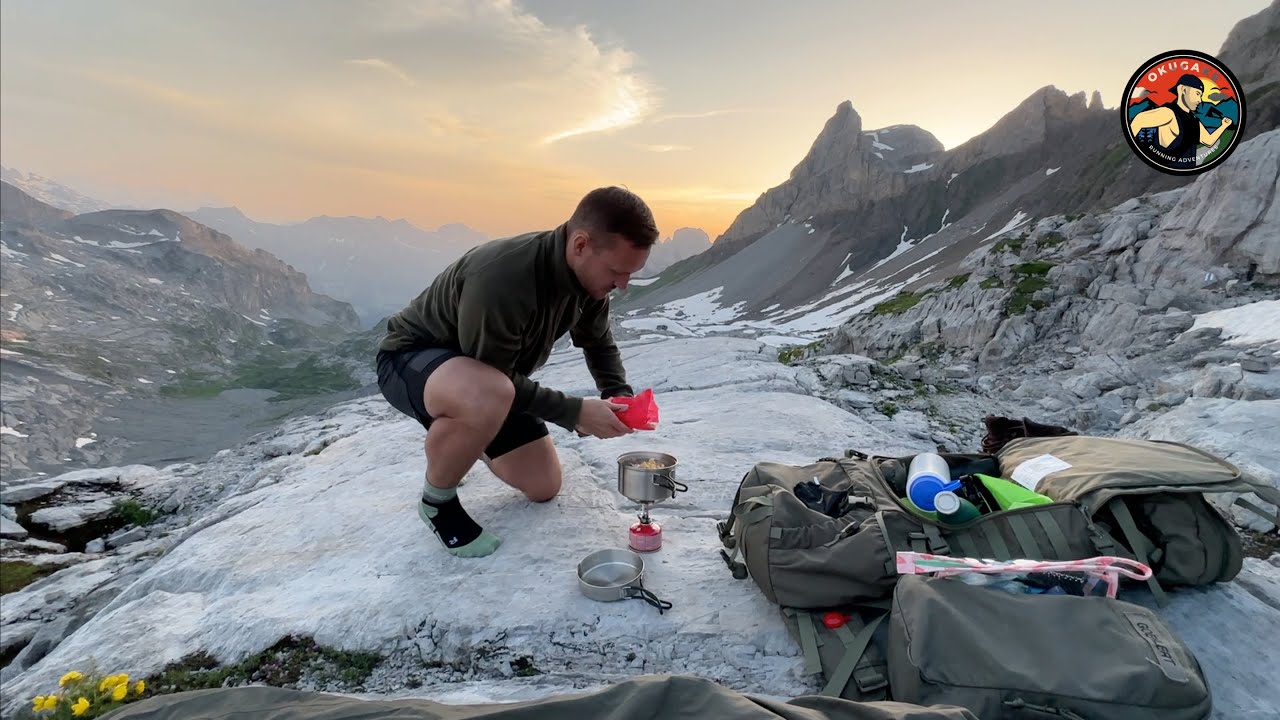 Biwakieren in den Alpen 🇨🇭 | 2 Tage Gebirgsmarsch | Teil 2/2: Übernachtung und Abstieg