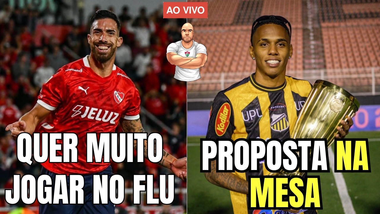 🔴 URGENTE - FLUMINENSE QUER ATACANTE DA PORTUGUESA | GABRIEL ÁVALOS FORÇA SAÍDA DO INDEPEDIENTE