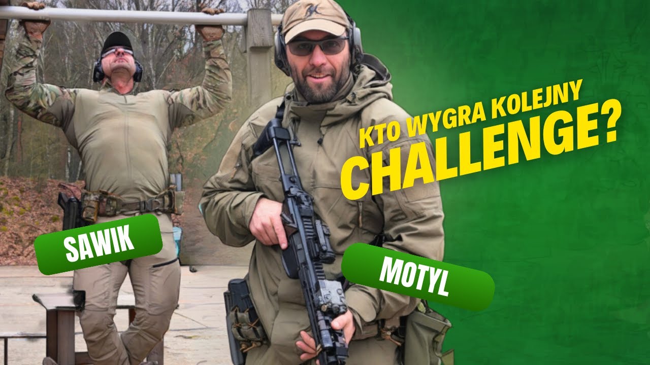 WYZWANIE SIŁOWO STRZELECKIE! CZY MOTYL ZNÓW OSZUKAŁ SAWIKA? 😂