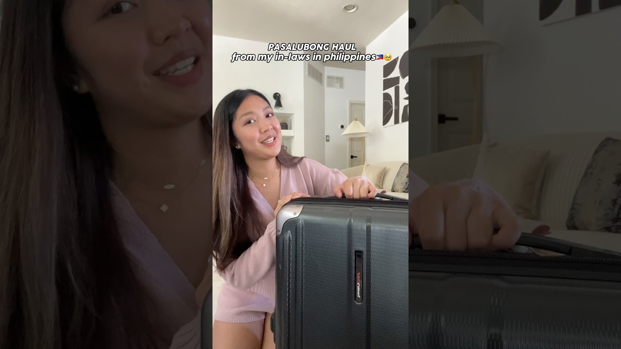 A WHOLE LUGGAGE OF FILIPINO GOODS!! 🇵🇭❤️🥹 #philippines #filipinofood #haul