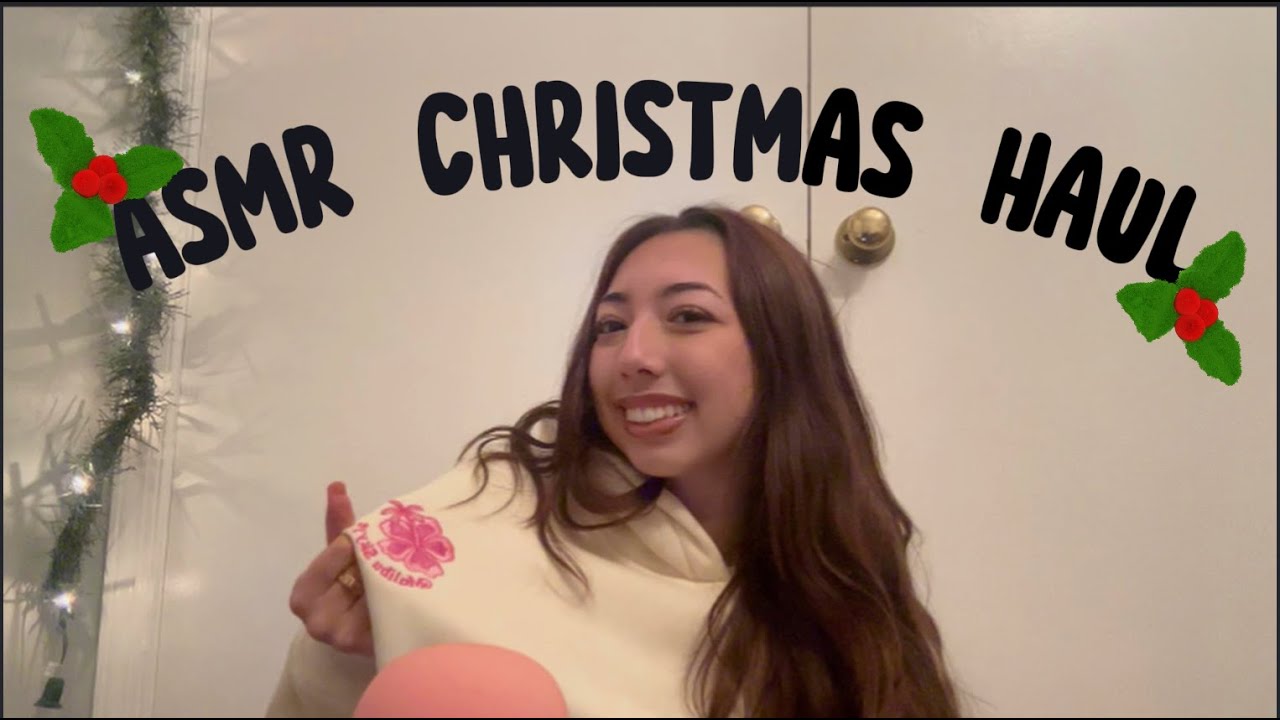 ASMR Christmas Haul!!