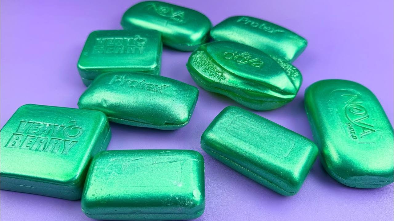 @AllaAsmr Compilation set★ASMR SOAP★Crushing soap★FOAM&GLITTER&STARCH★​⁠