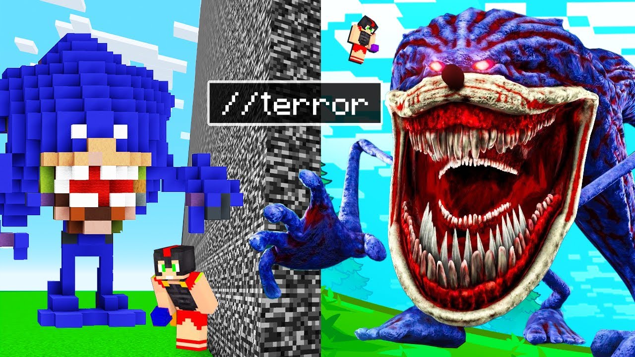 Hice TRAMPAS en una Batalla de Construcción de Shin SONIC 😂 Minecraft