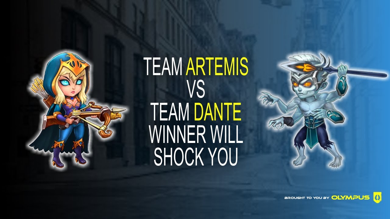 HERO WARS ARTEMIS VS TEAM DANTE!!! | HERO WARS GAMEPLAY