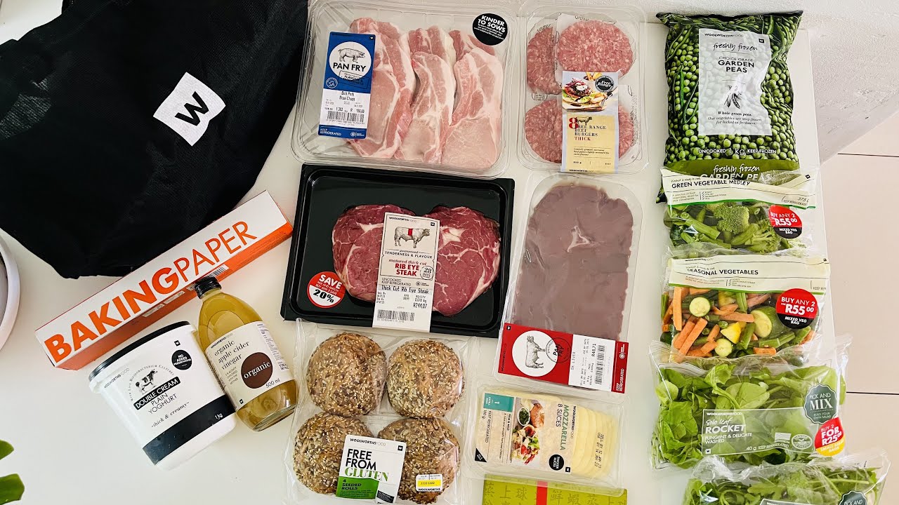 Cost of Groceries in South Africa | Woolworths Grocery Shopping Haul | Unpack With Me