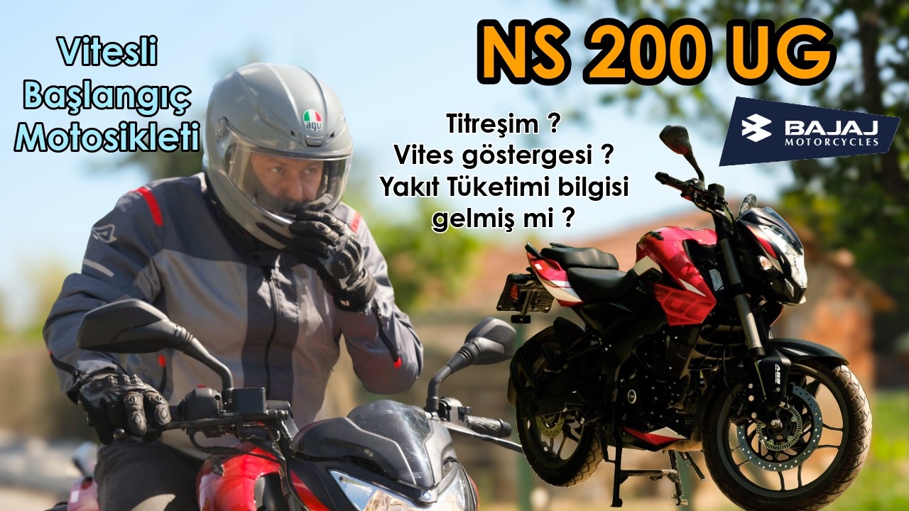 Bajaj Pulsar NS 200 UG İncelmesi | Vitesli Başlagıç Motosikleti