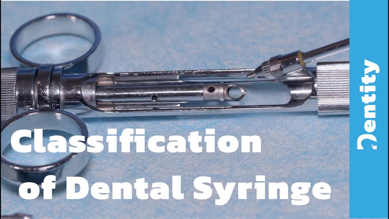 السيرنج المستعملة في التخدير الموضعي | Classification of Dental Syringe