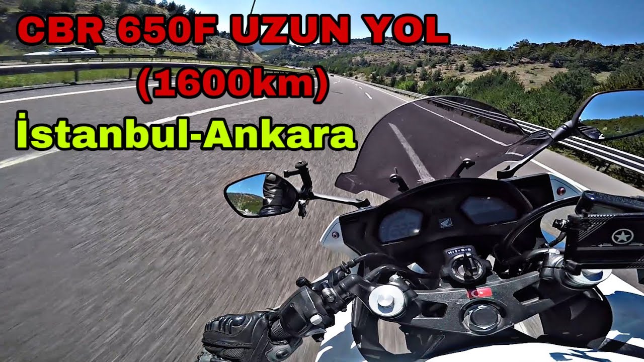 CBR 650F UZUN YOL! (İstanbul-Ankara) / MOTOVLOG #44